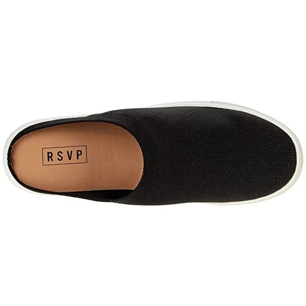 RSVP North Mule Women's 6 Black Round Toe Slip On Comfort Casual Shoes JOBB1986